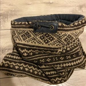 Cowl neck warmer scarf